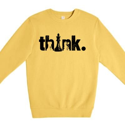 Chess Think Premium Crewneck Sweatshirt