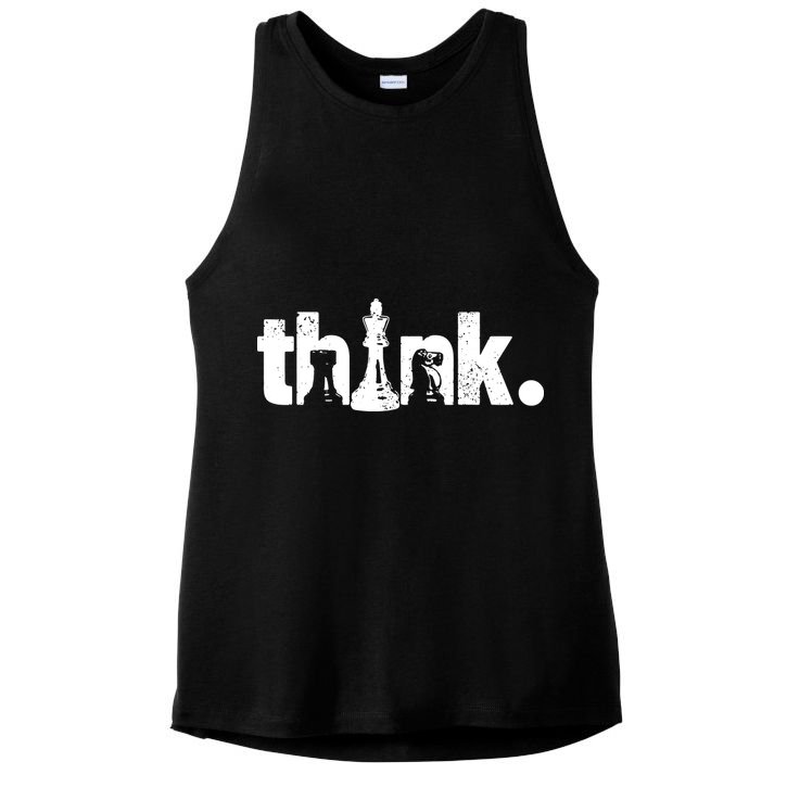 Chess Think Ladies PosiCharge Tri-Blend Wicking Tank