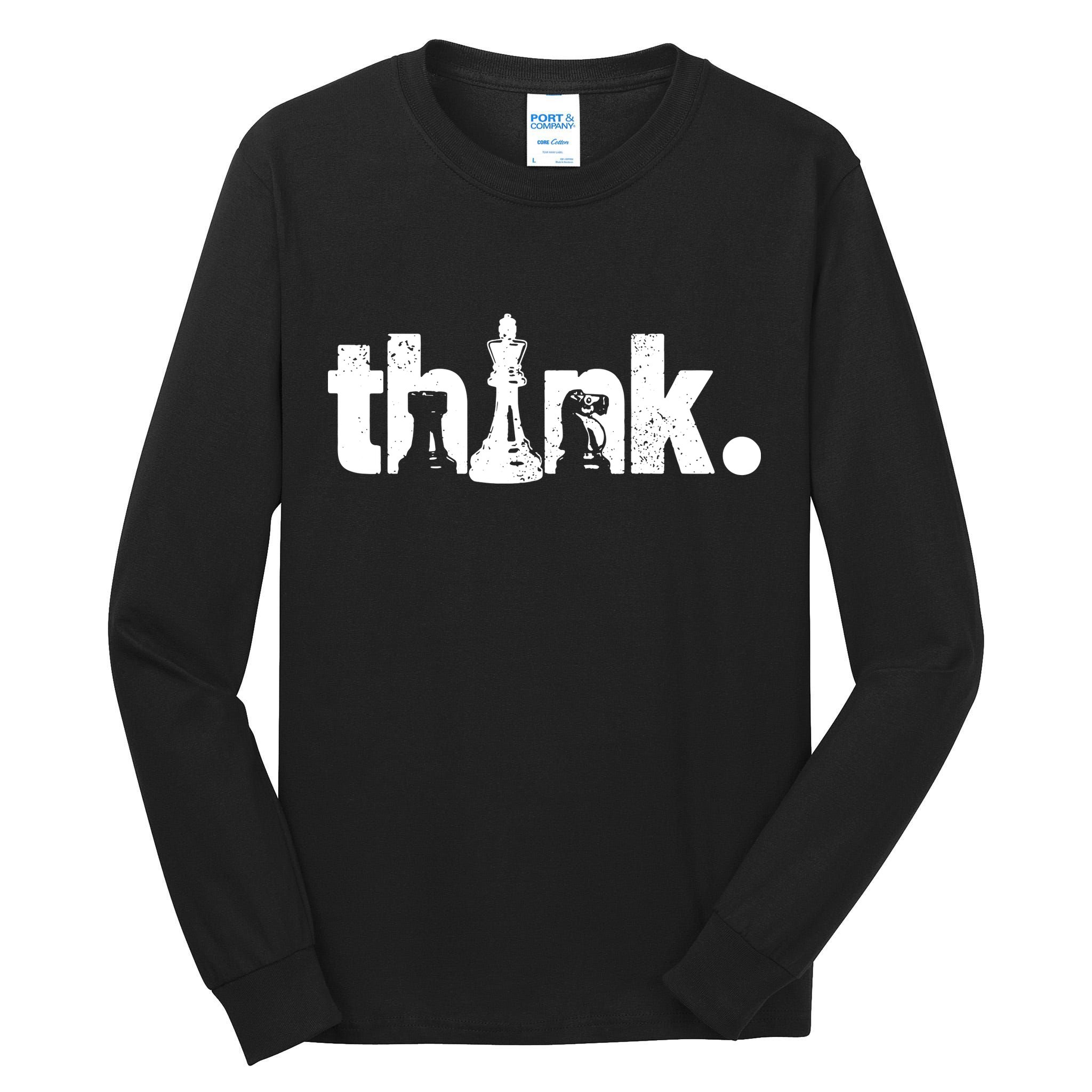 Chess Think Tall Long Sleeve T-Shirt