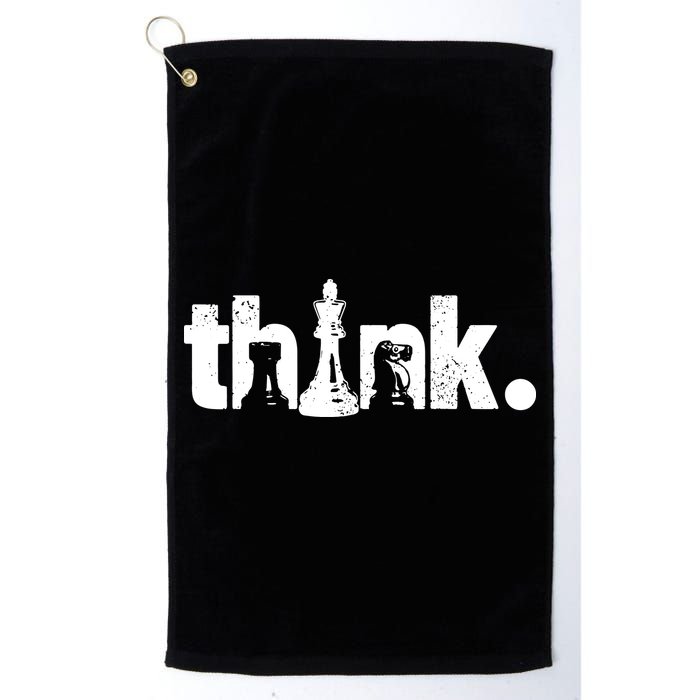 Chess Think Golf Towel