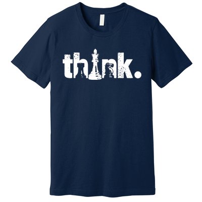 Chess Think Premium T-Shirt