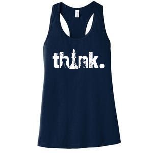 Chess Think Women's Racerback Tank