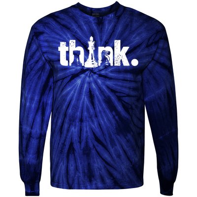 Chess Think Tie-Dye Long Sleeve Shirt