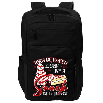 Christmas Tree Cake Torn Between Look Like A Snack Eat One Impact Tech Backpack