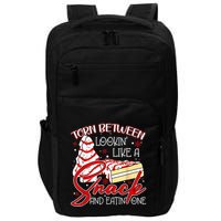Christmas Tree Cake Torn Between Look Like A Snack Eat One Impact Tech Backpack