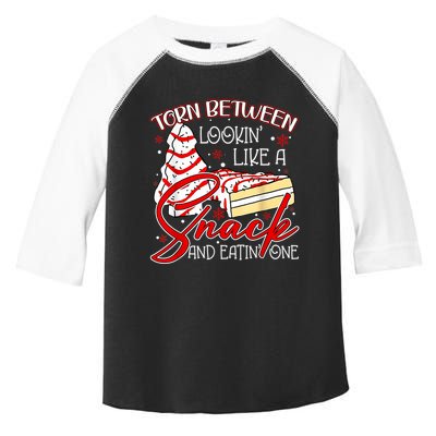 Christmas Tree Cake Torn Between Look Like A Snack Eat One Toddler Fine Jersey T-Shirt