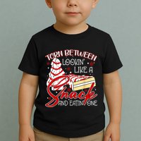 Christmas Tree Cake Torn Between Look Like A Snack Eat One Toddler T-Shirt