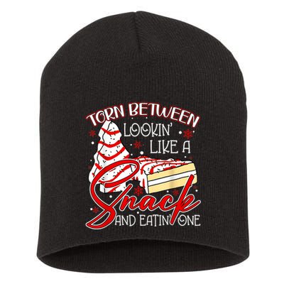Christmas Tree Cake Torn Between Look Like A Snack Eat One Short Acrylic Beanie