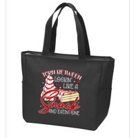 Christmas Tree Cake Torn Between Look Like A Snack Eat One Zip Tote Bag