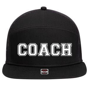 Coach TShirt 7 Panel Mesh Trucker Snapback Hat