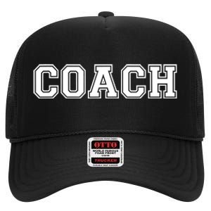 Coach TShirt High Crown Mesh Back Trucker Hat