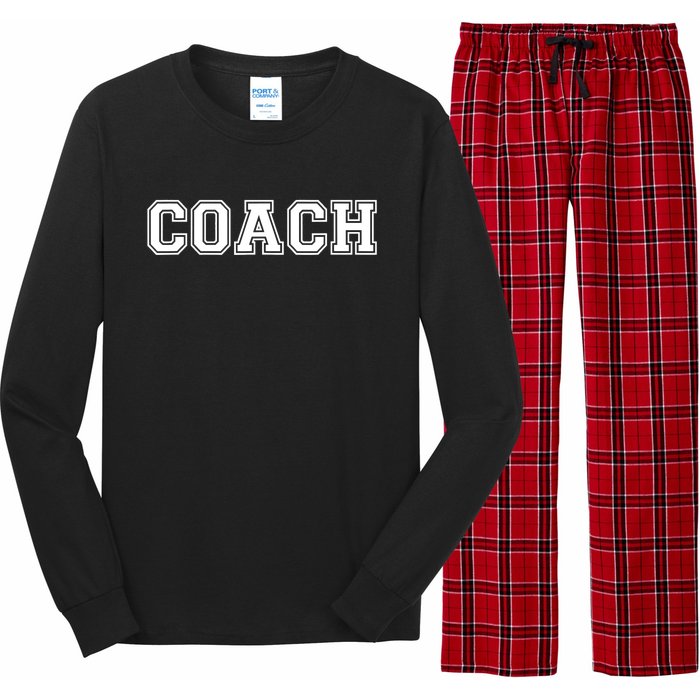 Coach TShirt Long Sleeve Pajama Set