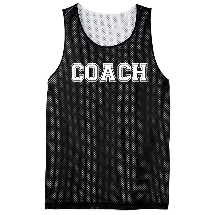 Coach TShirt Mesh Reversible Basketball Jersey Tank