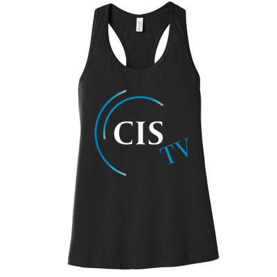 Cis Tv Crew Pocket Logo Women's Racerback Tank