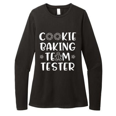 Cookie Tester Chocolate Chip Baker Tasting Christmas Gift Womens CVC Long Sleeve Shirt