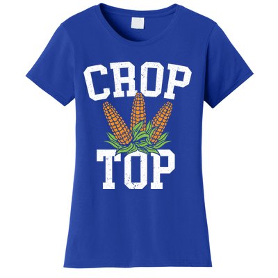 Crop Top Corn Farming Agriculturist Aggriculture Farmer Cute Gift Women's T-Shirt