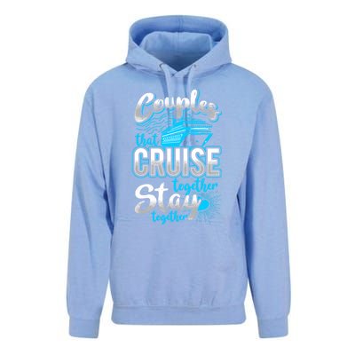 Couples That Cruise Together Stay Together Cruising Vacation Cute Gift Unisex Surf Hoodie