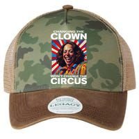 Changing The Clown WonT Change The Circus Kamala Clown Legacy Tie Dye Trucker Hat