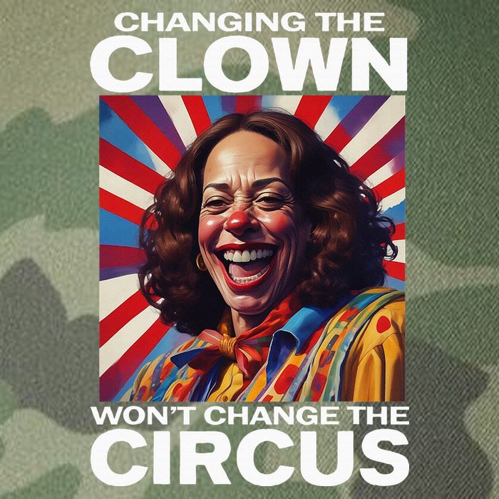 Changing The Clown WonT Change The Circus Kamala Clown Legacy Tie Dye Trucker Hat