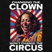 Changing The Clown WonT Change The Circus Kamala Clown Ladies PosiCharge Tri-Blend Wicking Tank