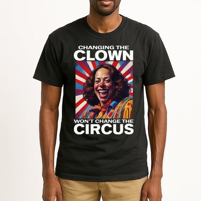 Changing The Clown WonT Change The Circus Kamala Clown Tall T-Shirt