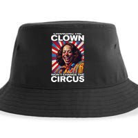 Changing The Clown WonT Change The Circus Kamala Clown Sustainable Bucket Hat