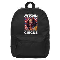 Changing The Clown WonT Change The Circus Kamala Clown 16 in Basic Backpack