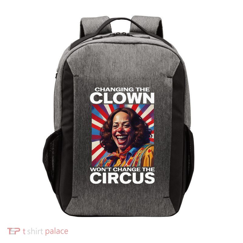 Changing The Clown WonT Change The Circus Kamala Clown Vector Backpack
