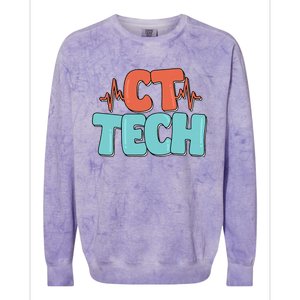 CT Tech Computed Tomography Technologist Radiology Colorblast Crewneck Sweatshirt