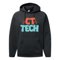 CT Tech Computed Tomography Technologist Radiology Performance Fleece Hoodie