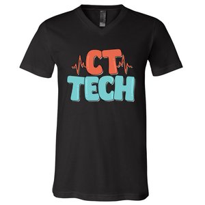 CT Tech Computed Tomography Technologist Radiology V-Neck T-Shirt