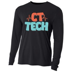 CT Tech Computed Tomography Technologist Radiology Cooling Performance Long Sleeve Crew