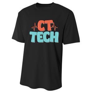 CT Tech Computed Tomography Technologist Radiology Performance Sprint T-Shirt