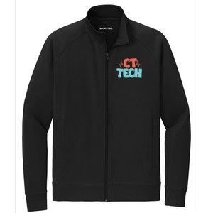 CT Tech Computed Tomography Technologist Radiology Stretch Full-Zip Cadet Jacket