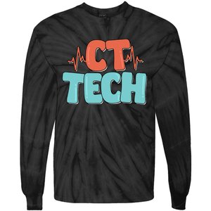 CT Tech Computed Tomography Technologist Radiology Tie-Dye Long Sleeve Shirt