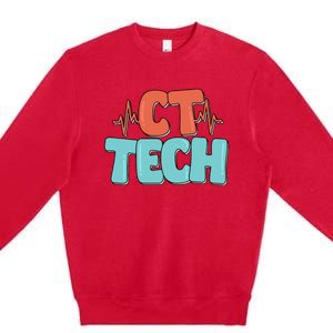 CT Tech Computed Tomography Technologist Radiology Premium Crewneck Sweatshirt