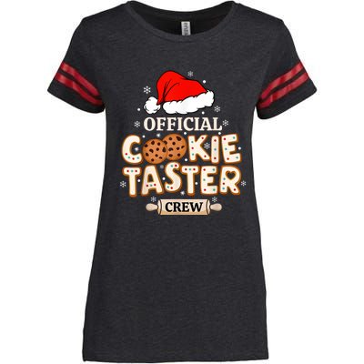 Cookie Taster Crew Funny Christmas Baking Team Enza Ladies Jersey Football T-Shirt