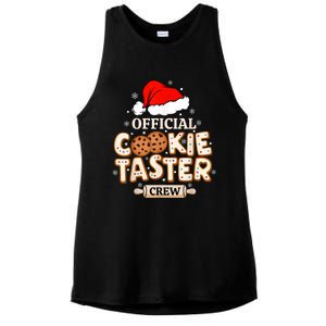 Cookie Taster Crew Funny Christmas Baking Team Ladies PosiCharge Tri-Blend Wicking Tank