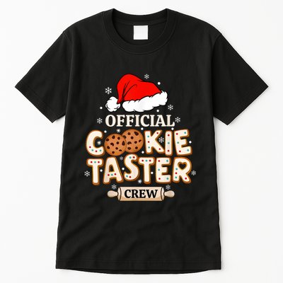 Cookie Taster Crew Funny Christmas Baking Team Tall T-Shirt