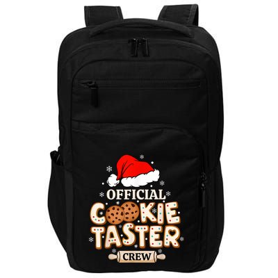 Cookie Taster Crew Funny Christmas Baking Team Impact Tech Backpack