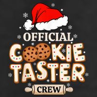 Cookie Taster Crew Funny Christmas Baking Team Adult Drive Performance Visor