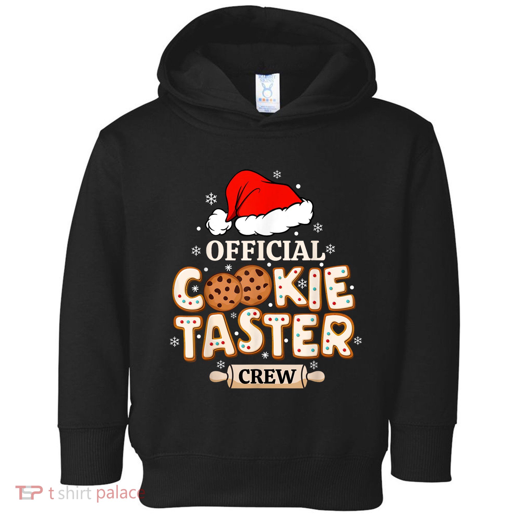 Cookie Taster Crew Funny Christmas Baking Team Toddler Hoodie
