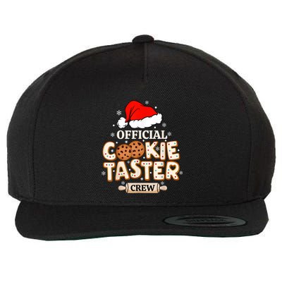 Cookie Taster Crew Funny Christmas Baking Team Wool Snapback Cap