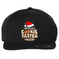 Cookie Taster Crew Funny Christmas Baking Team Wool Snapback Cap