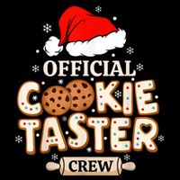 Cookie Taster Crew Funny Christmas Baking Team Wool Snapback Cap