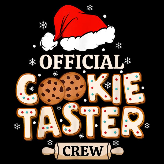 Cookie Taster Crew Funny Christmas Baking Team Wool Snapback Cap