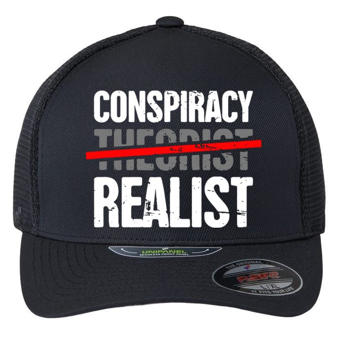 Conspiracy Theory Flexfit Unipanel Trucker Cap