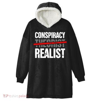 Conspiracy Theory Hooded Wearable Blanket