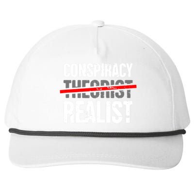 Conspiracy Theory Snapback Five-Panel Rope Hat