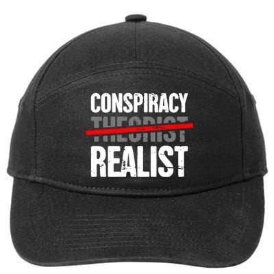 Conspiracy Theory 7-Panel Snapback Hat